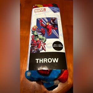 Marvel Superhero Throw Blanket - 46x60 Inch, 100% Polyester, Original Wrap